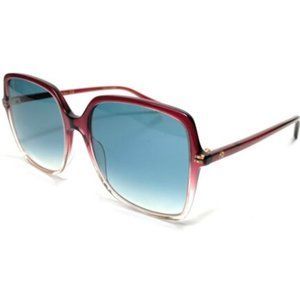 Gucci Women's Red and Blue Gradient Sunglasses!